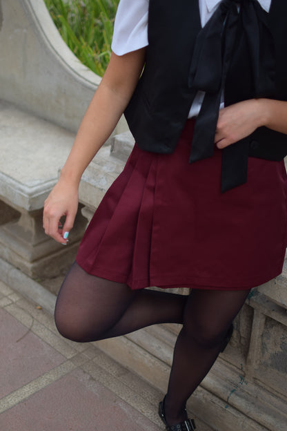 Falda Claudina Cherry