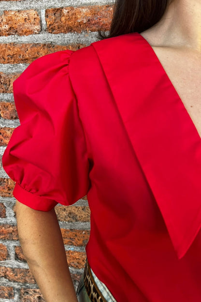 Blusa Margarita Roja