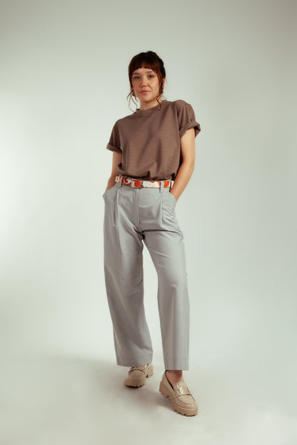 Pantalón Florencia Gris Perla