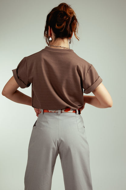 Polera Básica por Esencia Taupé